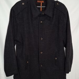 Vertical Robert Comstack Wool Blend Coat XL
